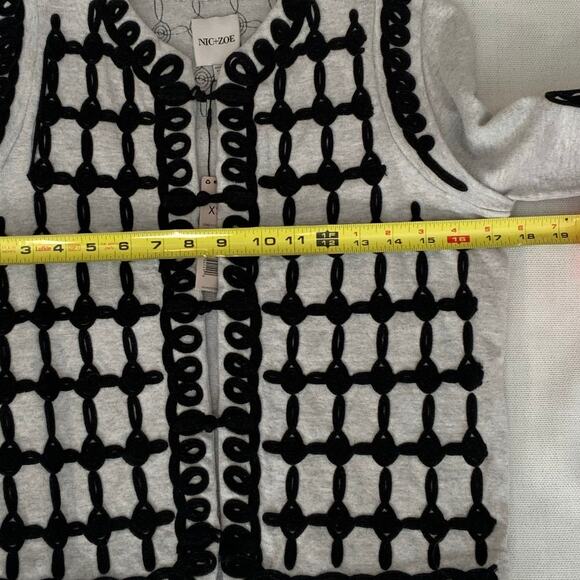 NIC+ZOE Romantic Soutache Knit Jacket NWT‎ XS $224 - Picture 7 of 9